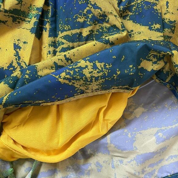 Nike Dri-FIT LIVESTRONG Running Shorts XL | Blue/Yellow Graphic Print, NWOT - Picture 8 of 8